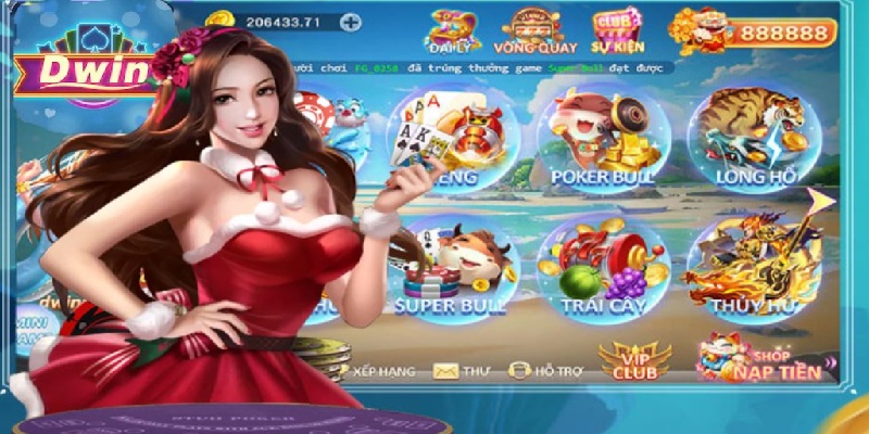 Sảnh slot DWin Slots thiên đường trò chơi đổi thưởng online uy tín