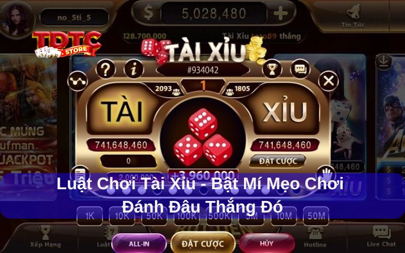 luật chơi Tài xỉu